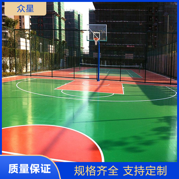 商洛市塑胶篮球场橡胶跑道 - 方案